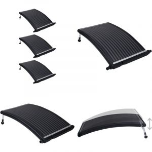 Panneaux de chauffage solaire de piscine courbés 3 pcs 110x65cm - panneau solaire de chauffage de piscine - panneaux solaires de chauffage de piscine