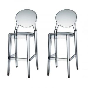 Scab - Tabouret design, Tabouret de bar igloo barstool 65 cm Gris en Plastique design