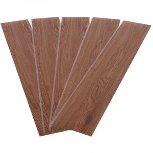 Lot de 36 rev&ecirc;tements de sol en PVC autocollants en vinyle imperm&eacute;ables pour cuisine, salle de bain, maison, dalles pvc adhesives sol, 91.44 x 15.24