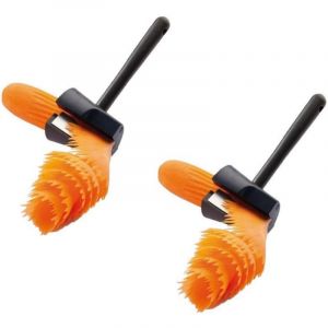 BEBUSINGOTO 2 Piece Taille Crayon Legume Spiraliseur, Eplucheur L&eacute;gumes Et Fruits, Eplucheur Pomme De Terre, Gadget Cuisine, Bigoudis Decoupe Legumes