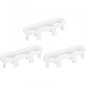 Cache de Trop-Plein d'&Eacute;vier, 3 Pi&egrave;ces Anneaux de Trop-Plein d'&Eacute;vier 55x20x13mm pour Couvrir le Trou d'&Eacute;vacuation de la Salle de Bain et de la