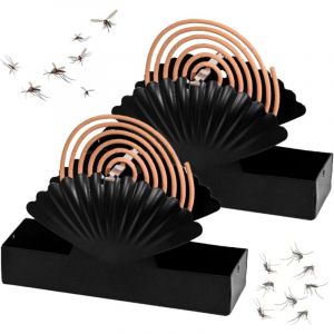 Lntyq 2 PCS Porte Bobine Anti Moustique Support pour Spirale Anti Moustique Support de Bobine de Moustique Support Spirale Anti Moustique Suspendu