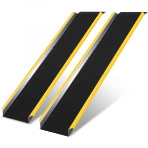 Randaco 2X Rampe de chargement rampe d'acc&egrave;s rampe pour fauteuil roulant rampe pour chien voiture pour moto ATV Quad 300kg Par pi&egrave;ce