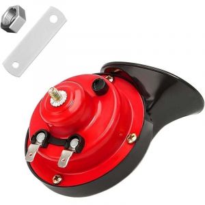 Klaxon escargot universel pour voiture, camion, moto, 12 v 110 dB, klaxon à air puissant, étanche, double klaxon de moto, convient pour suv, voitures