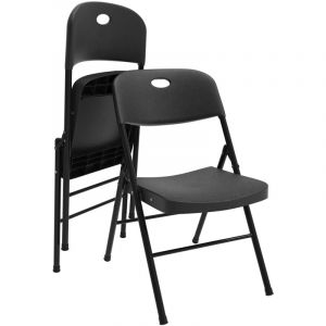 Haloyo - Chaise Pliante Lot de 2, Chaise Salle a Manger, Chaise Pliable Interieur, Chaise De Cuisine, pour Cuisine, Salle à Manger, Bureau,