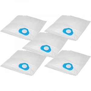 50x sacs compatible avec Nilfisk 70GA, 84GS, GA70, GA-70, GM80, GM-80, GM90, GM-90, GS80, GS-80, GS90 aspirateur - microfibres non tiss&eacute;es, blanc