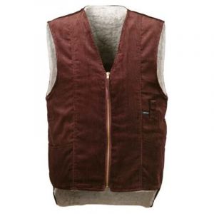 Gilet , Webfell, Taille l, brun
