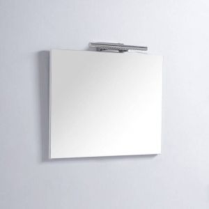 Rue Du Bain - Miroir de salle de bain Carré - 80x80 cm - Lampe led - Classic 80