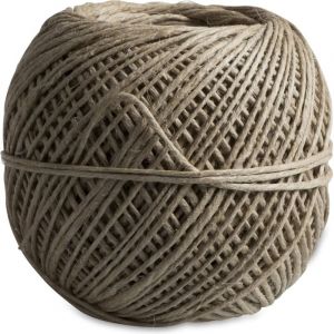 Corde de Jardin en Lin pour Loisirs créatifs, Corde de Jute, Corde décorative, Produit Naturel Pur, 100 m x 1,5 mm