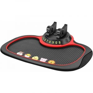 ZVD - Tapis Tableau Bord Voiture, Support Téléphone Antidérapant pour Tableau Bord Plateau Support Tableau Bord Lavable pour Porte-Clés Téléphone
