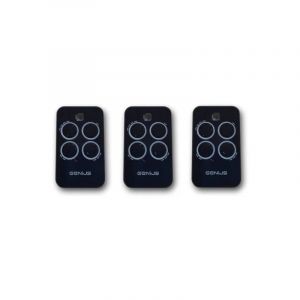 genius 3 x t&eacute;l&eacute;commande 4 canaux 433mhz jlc echo tx4 6100334