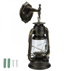 Zoternen - Lampe à Huile, Lanterne tempête Vintage, Lampe à kérosène rétro, Lanterne Vintage,Lampe à pétrole rétro Lanterne à Suspendre pour Une