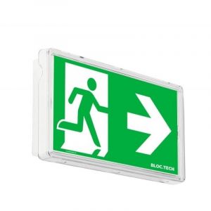 Bloc.tech - Bloc baes Evacuation 7 led 143lm &eacute;tanche Autonomie 1h IP44 IK08 (171523) bloc tech S-E1S