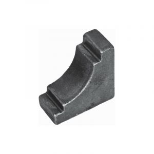 Deco Fer Forge - Equerre d'angle de renfort pour tube 40mm - Hauteur 65mm Largeur 65mm - à souder