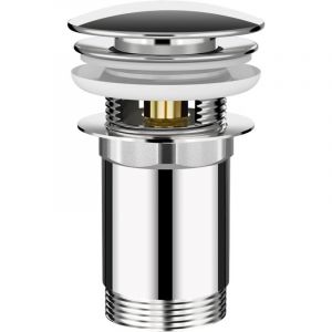 Ymyny - jamais UTILIS&Eacute;]Bonde de lavabo, bonde de vidage &agrave; tirette avec bouchon de trop-plein universel pour lavabos en cuivre