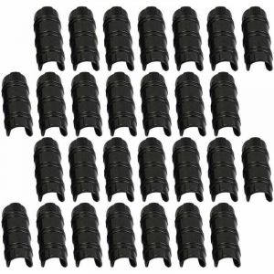 30pcs 32mm Serre Clips,Pinces &agrave; Tuyau pour la Fixation des Housses au Jardin Serres,des Films,des Plantes,