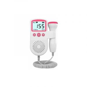 SNQ - Moniteur de fréquence cardiaque Doppler fœtal pour bébé pour grossesse 50-230 bpm Plage de mesure 3 MHz Détecteur de fréquence cardiaque fœtale