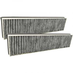 vhbw 2x Filtres &agrave; charbon actif compatible avec Miele DA 3160, DA 3060-60, DA 3150, DA 3180, DA 3060, DA 3050, DA 3050-55 hotte aspirante