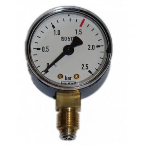 Manomètre oxygène BP 0 à 2,5 B