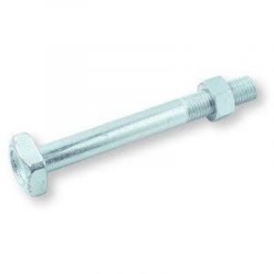 Boulon (vendu avec Ecrou) Charpente M14X225 Tête carrée 24X24X10 Acier zingué-10 pièces
