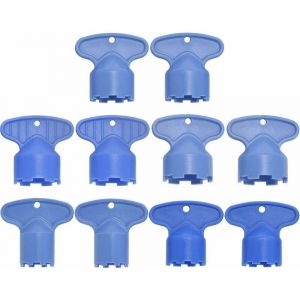 Moonstars - Aérateur Clé, 10 Pièces Outil Clé Aérateur Robinet Cache Aérateur pour m 16.5 18.5 21.5 22.5 24 Aérateurs Cache Clé Aérateur Évier Cuisine