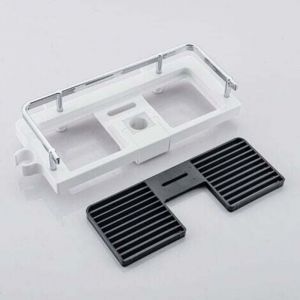 Tablette Support Douche, Etag&egrave;re Douche T&eacute;lescopique,Etag&egrave;re de Salle de Bain Aluminium Antirouille,Montage Sans Per&ccedil;age,Adapte Le Rail de