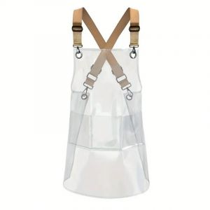 Tablier transparent, tablier de travail pour salon de coiffure - Tablier de travail imperm&eacute;able et r&eacute;sistant &agrave; l'huile &Eacute;quipement de cuisine &agrave;