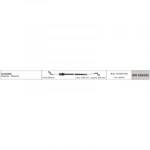 MOWOX c&acirc;ble frein moteur tondeuse PM4635S PM4645S c&acirc;ble 1195 mm gaine 963 mm