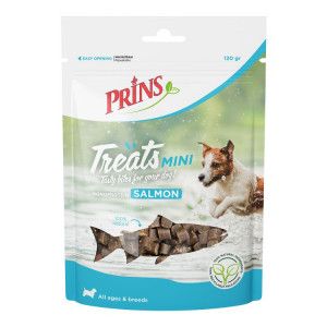 Prins Treats Mini saumon friandise pour chien (120g) 2 + 1 gratuits