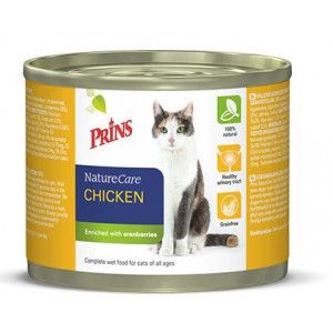 Prins NatureCare&nbsp;p&acirc;t&eacute;e au poulet pour chat 2 lots (12 x 200 g)