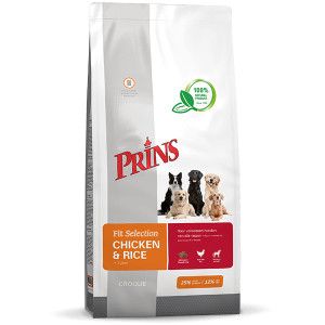 Prins Fit Selection poulet et riz pour chien 2 x 14 kg