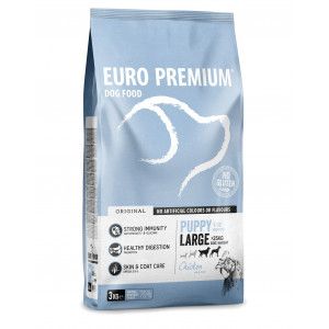 Euro Premium Puppy Large au poulet & riz pour chiot 2 x 3 kg