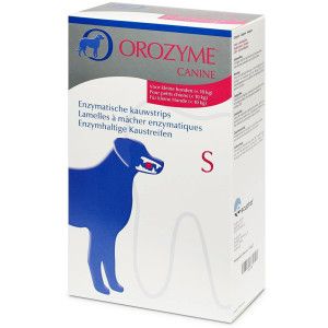 Orozyme lamelles &agrave; m&acirc;cher enzymatiques S pour chien (jusqu'&agrave; 10 kg) 224 g
