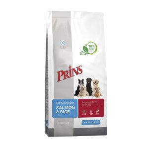 Prins Fit Selection au saumon et riz pour chien 2 x 15 kg