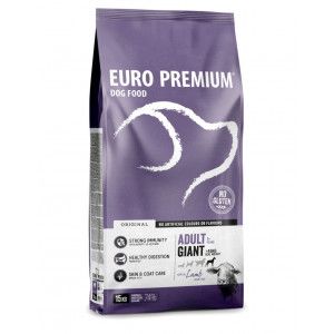 Euro Premium Adult Giant à l'agneau et au riz pour chien 15 kg