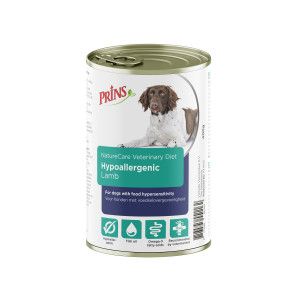 Prins NatureCare Diet Hypoallergenic p&acirc;t&eacute;e &agrave; l'agneau pour chien 1 lot (6 x 375 g)