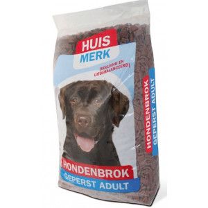 Huismerk croquettes pr&eacute;ss&eacute;es Adult pour chien 20 kg