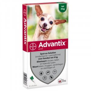 Advantix 40/200 pour chien 2 x 4 pipettes