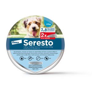 Seresto collier antiparasitaire pour chien (jusqu'&agrave; 8 kg) bo&icirc;te de 2 1 paquet