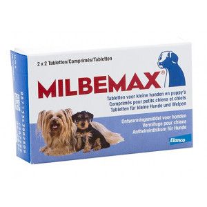 Milbemax Vermifuge Small pour chien et chiot 4 pi&egrave;ces