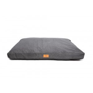 Brekz coussin rectangulaire Max anthracite pour chien 80 x 50 cm