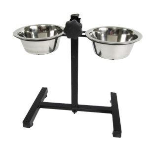 Brekz Porte gamelle avec &eacute;cuelles pour chien L