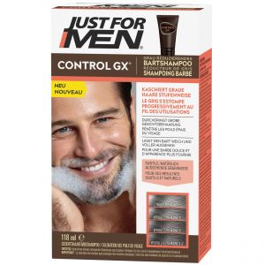 GX Control - Shampooing à Barbe Colorant Réducteur de Gris