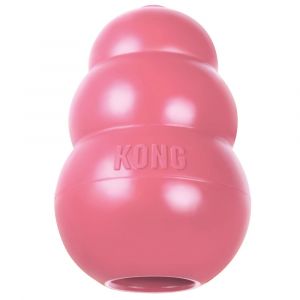 Jouet kong taille S, rose + friandises KONG Ziggies Enhanced Puppy S (198 g)