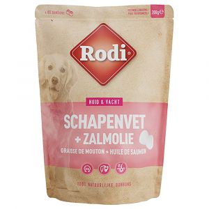 2x200g Rodi Bonbons, graisse de mouton et saumon - pour chien