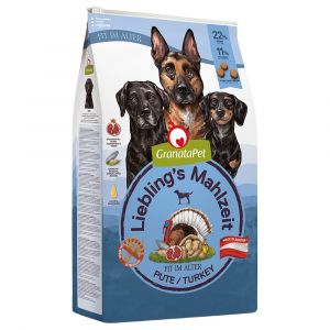 10kg Liebling's Mahlzeit Senior, dinde GranataPet pour chien