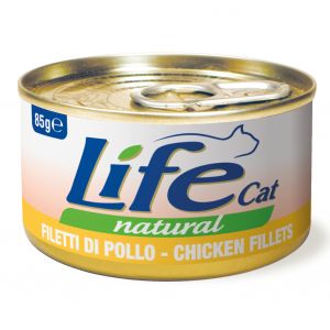 12x85g Life Cat Natural Adulte poulet nourriture pour chat humide