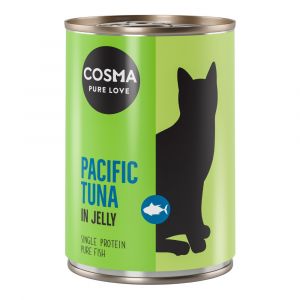 24x400g 3 saveurs en gelée Cosma - Nourriture pour Chat