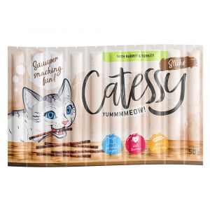 Catessy Sticks 10 x 5 g pour chat - lapin, dinde