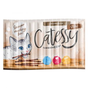 Catessy Sticks 10 x 5 g pour chat - saumon BBQ